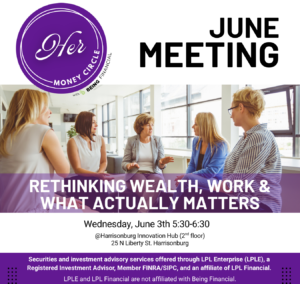 Monthly Financial Education in Harrisonburg, Virginia