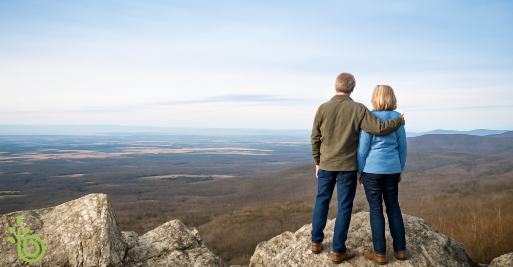Coupe in mid-life overlooking the Shenandoah Valley